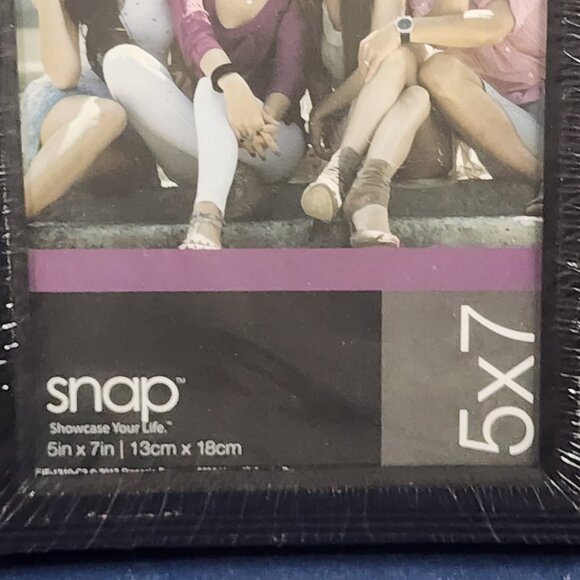 Pinnit Black Trim Snap Showcase Your Life 3pk 5"x7" Glass Cover Picture Frames - Picture 10 of 16